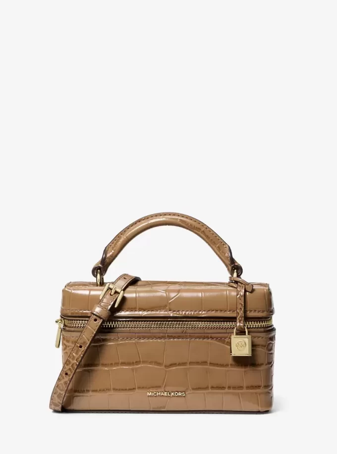 Jana Extra-Small Krokodillenleren Convertible Crossbody Tas