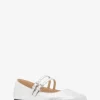 Matilda gebarsten metallic leren Mary Jane